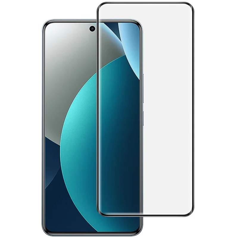 IMAK For Xiaomi Redmi Note 15 Pro 4G (Global) Full Screen Protector 3D Curved Full Glue Tempered Glass Film with Positioning Frame (Fingerprint Unlock) - Black