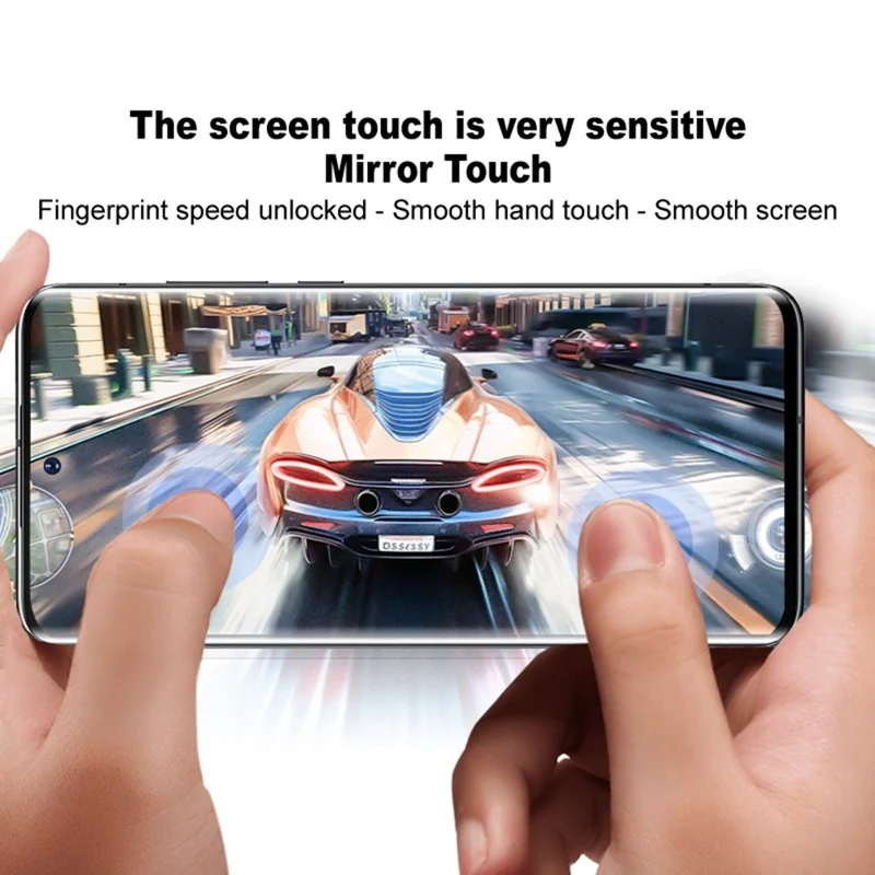 IMAK For Xiaomi Redmi Note 15 Pro 4G (Global) Full Screen Protector 3D Curved Full Glue Tempered Glass Film with Positioning Frame (Fingerprint Unlock) - Black