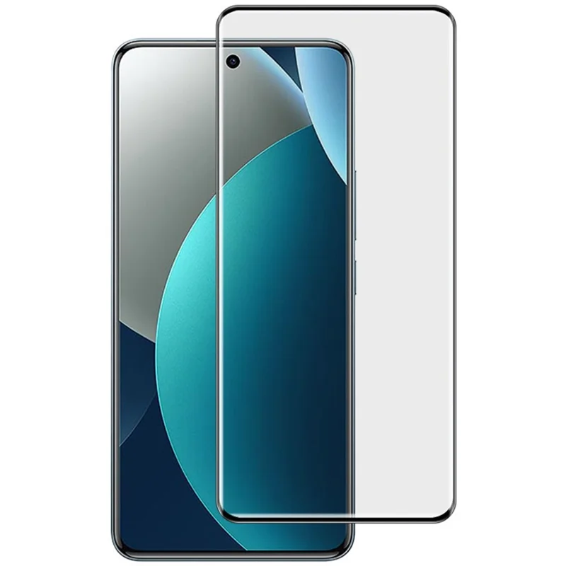 IMAK Para Xiaomi Redmi Note 15 Pro 4G (Global) Protetor de Ecrã Total Protetor de Vidro Temperado com Borda Curva 3D com Cola nas Laterais (Desbloqueio por Impressão Digital) - Preto