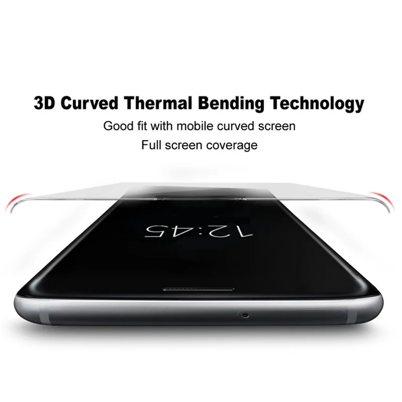 IMAK For Xiaomi Redmi Note 15 Pro 4G (Global) Full Screen Protector Side Glue 3D Curved Tempered Glass Film (No Edge Version) (Fingerprint Unlock) - Transparent