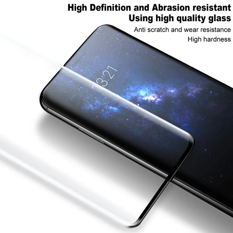 IMAK For Xiaomi Redmi Note 15 Pro 4G (Global) Full Screen Protector Side Glue 3D Curved Tempered Glass Film (No Edge Version) (Fingerprint Unlock) - Transparent