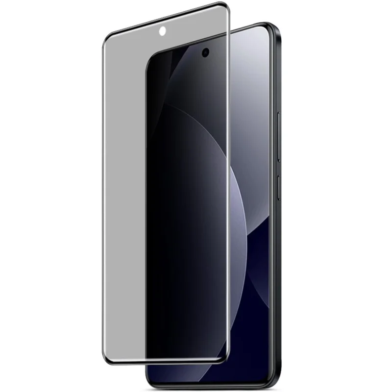 IMAK For Xiaomi Redmi Note 15 Pro 4G (Global) Anti Spy Screen Protector Full Cover Side Glue Tempered Glass Film - Black