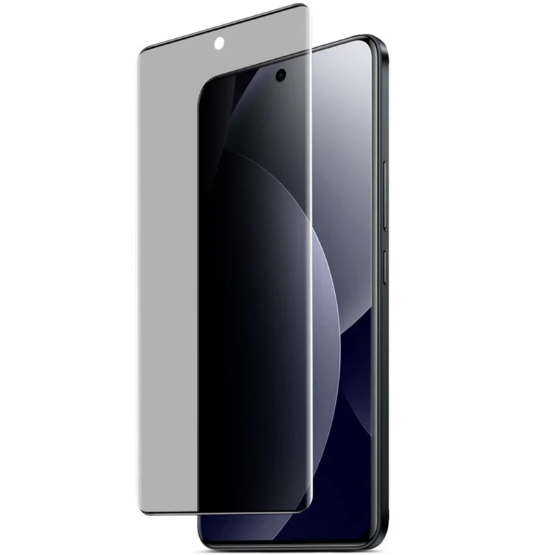 IMAK Para Xiaomi Redmi Note 15 Pro 4G (Global) Vidro Temperado Anti-Espionagem com Cola Lateral Proteção Total de Ecrã (Sem Versão de Borda) - Preto