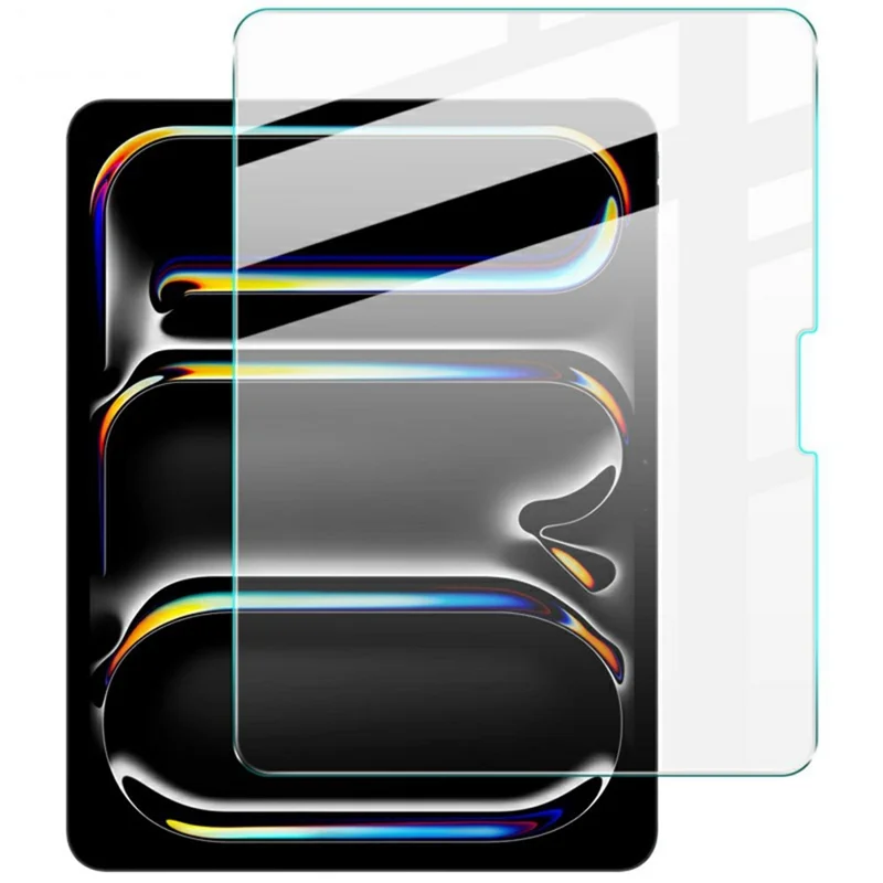 IMAK H Series для iPad Pro 11 (2025) защитное закалённое стекло с полным нанесением клея, защита всего экрана, ударопрочная защита — прозрачная