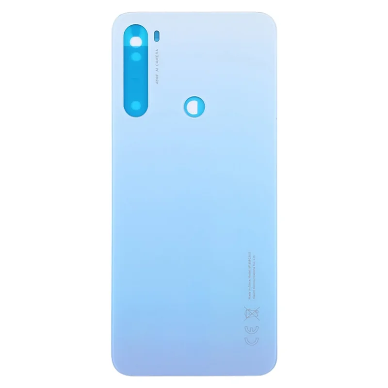 Cover di Ricambio per Alloggiamento Batteria Posteriore per Xiaomi Redmi Note 8T (senza Logo) - Bianco