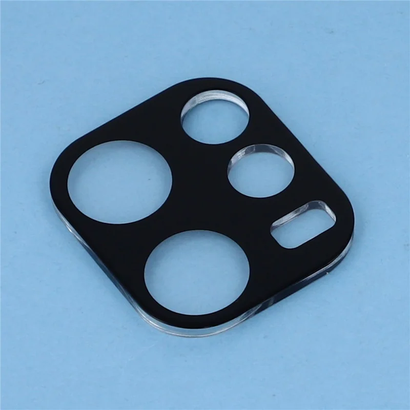 2Pcs For Oppo Reno15 F 5G Full Coverage Camera Lens Protector Silk Printing Tempered Glass Lens Film 3D Arc Edge - Black