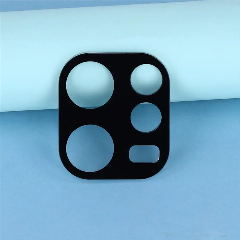 2Pcs For Oppo Reno15 F 5G Full Coverage Camera Lens Protector Silk Printing Tempered Glass Lens Film 3D Arc Edge - Black