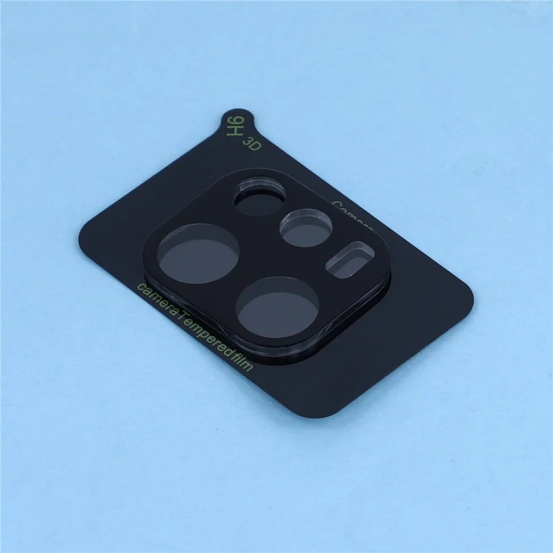 2Pcs For Oppo Reno15 F 5G Full Coverage Camera Lens Protector Silk Printing Tempered Glass Lens Film 3D Arc Edge - Black