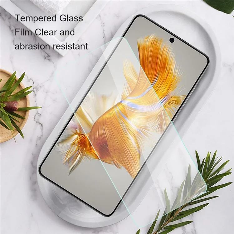 AMORUS Für Huawei nova Y61 4G Explosionsschutz 2,5D Arc Edge Hochaluminium-Silizium-Glasfilm Empfindliche Berührung Ultra-klarer Bildschirmschutz