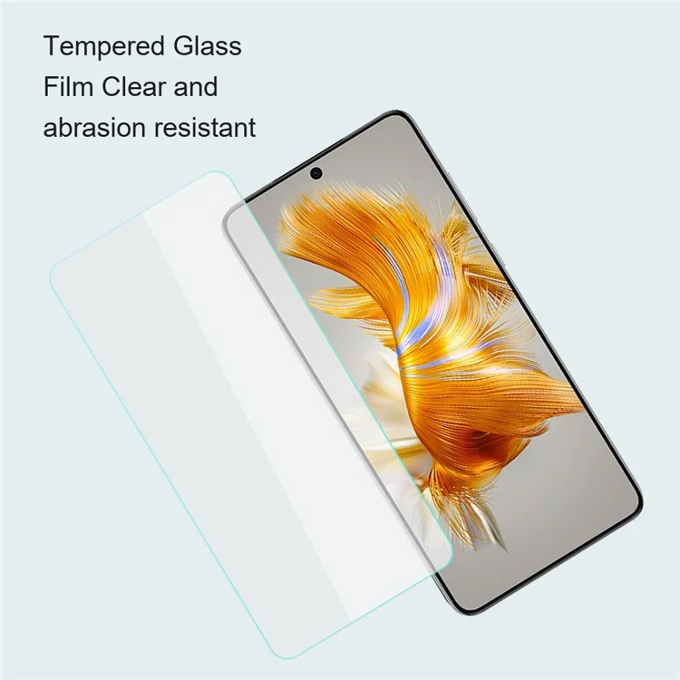 AMORUS For Huawei nova Y61 4G Anti-explosion 2.5D Arc Edge High Aluminum-silicon Glass Film Sensitive Touch Ultra Clear Screen Protector