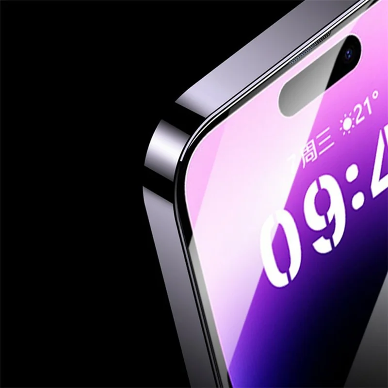 For iPhone Air Full Screen Protector Full Glue Automatic Dust Removal Tempered Glass HD Clear Film with Automatic Alignment Tool - Transparent