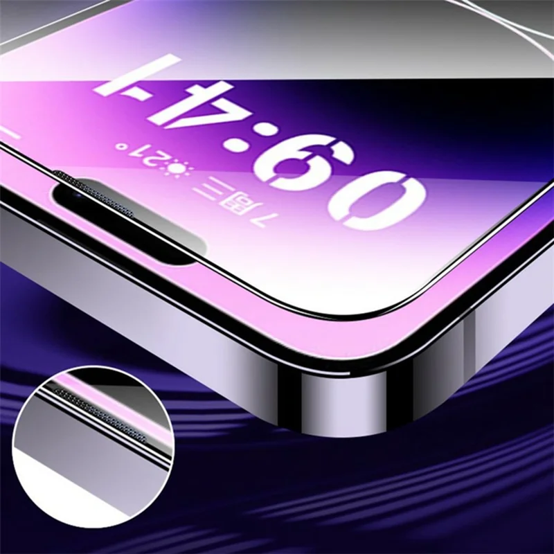 For iPhone 17 Pro Max Full Screen Protector Full Glue Automatic Dust Removal Tempered Glass HD Clear Film with Automatic Alignment Tool - Transparent