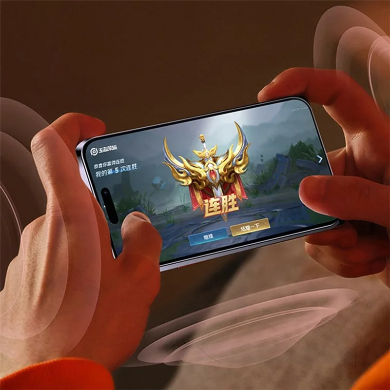 For iPhone 17 Pro Max Full Screen Protector Full Glue Automatic Dust Removal Tempered Glass HD Clear Film with Automatic Alignment Tool - Transparent