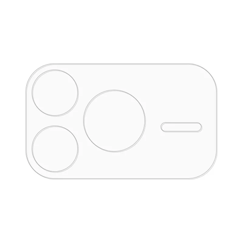 For Honor Power2 5G Tempered Glass Camera Lens Protector Ultra Clear Anti-Scratch Full Coverage Lens Film - Transparent