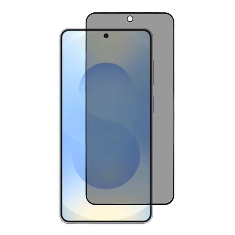 For Samsung Galaxy S26 Privacy Screen Protector 0.18mm Silk Printing Matte Full Tempered Glass Film Fingerprint Unlock Full Glue