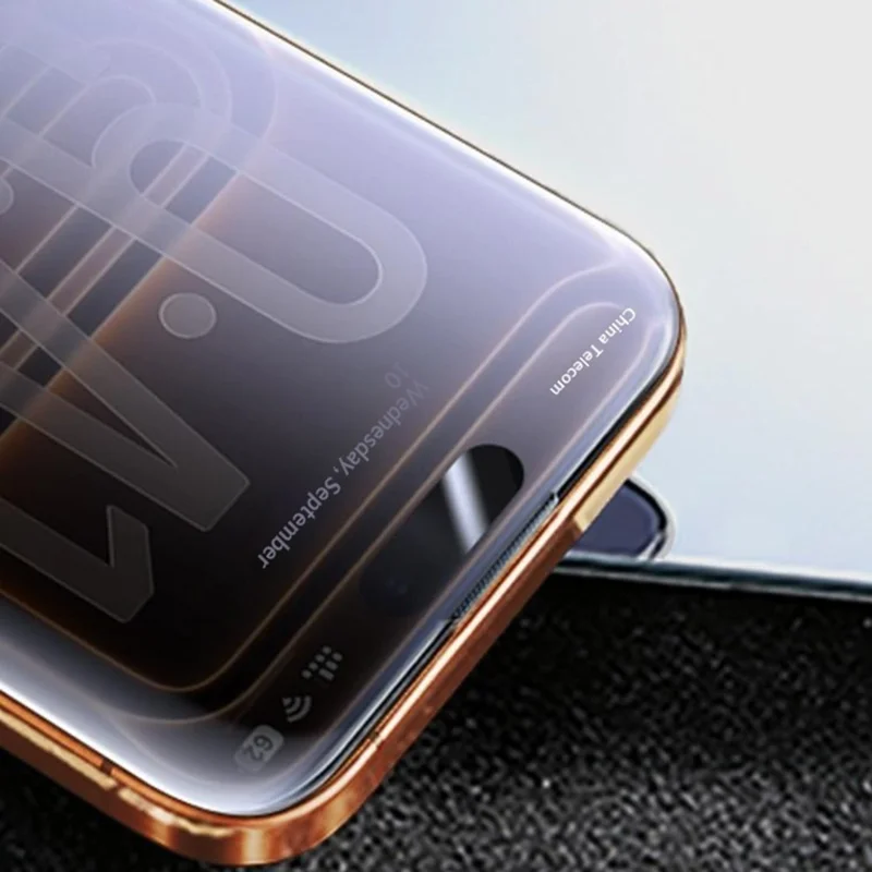 SMARTDEVIL For iPhone 17 Pro Max Anti-spy Full Screen Protector 0.33mm Medium Aluminium Silk Printing Tempered Glass with Installation Tool