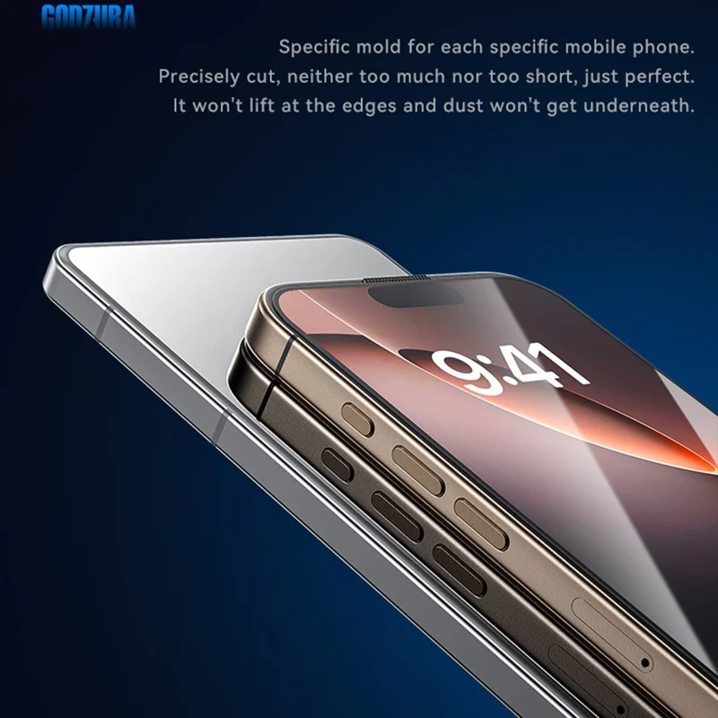 WEKOME WTP-115 For iPhone Air Full Screen Protector 6D Curved Ultra-Fine Edge HD Tempered Glass Film - Transparent