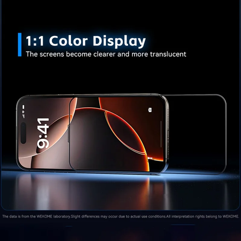 WEKOME WTP-115 For iPhone Air Full Screen Protector 6D Curved Ultra-Fine Edge HD Tempered Glass Film - Transparent