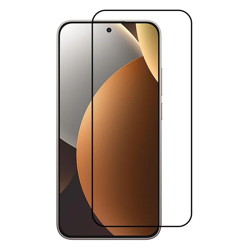 For Xiaomi Redmi Note 15 Pro 5G (Global) Screen Protector Silk Printing Full Glue Full Coverage Tempered Glass Screen Film - Black