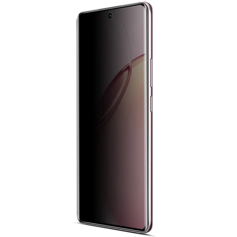 IMAK For Realme 16 Pro+ 5G Anti Spy Screen Protector Full Cover Side Glue Tempered Glass Film - Black