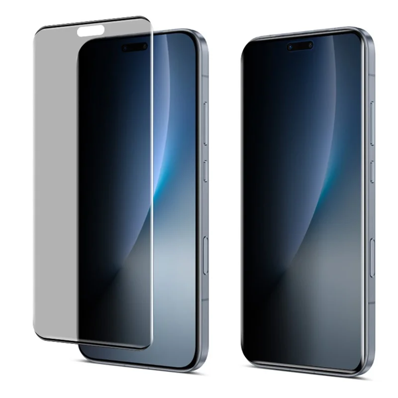 IMAK For Honor Magic8 RSR Porsche Design 5G Anti Spy Tempered Glass Side Glue Full Screen Protector (No Edge Version) - Black