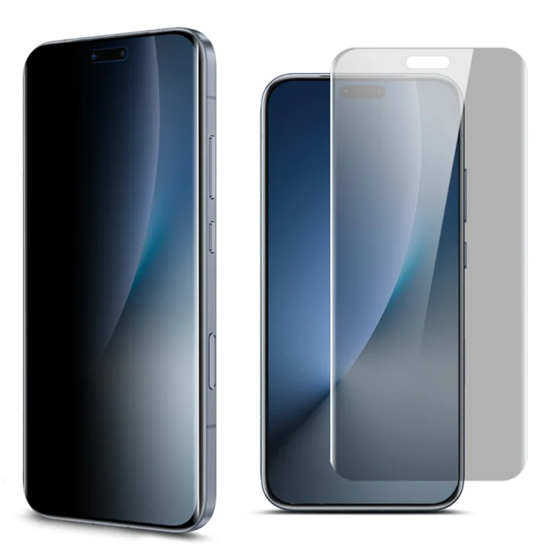 IMAK Privacy Hydrogel Film III per Honor Magic8 RSR Porsche Design 5G Anti-Spy Soft TPU Protezione Completa per Schermo (Sblocco con Impronta Digitale) - Trasparente