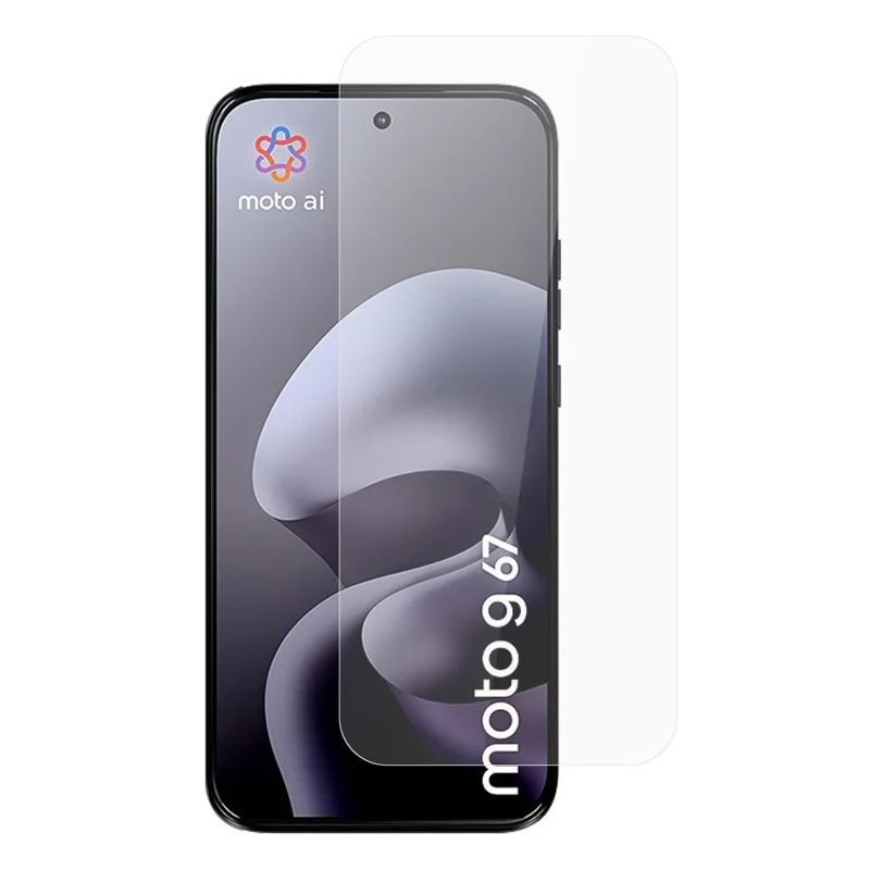 AMORUS For Motorola Moto G67 5G High Aluminum-silicon Glass Film Anti-Scratch 2.5D Arc Edge Screen Protector, NOT Complete Covering - Transparent