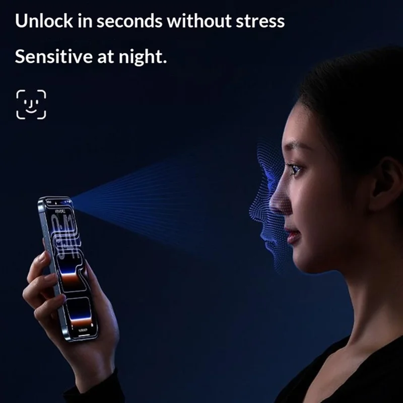 SMARTDEVIL For iPhone 16 Anti-blue Light Screen Protector 0.33mm High Aluminium-Silicon Tempered Glass Film (Not Complete Covering) with Installation Tool