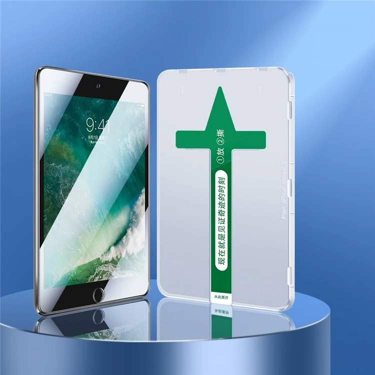 Für iPad mini 4 / Mini (2019) 7,9 Zoll Anti-explosion Temperiertes Glass-anti-fingerabdruck HD Clear Screen Protector Mit Kunststoffeinspritzungsinstallationswerkzeug