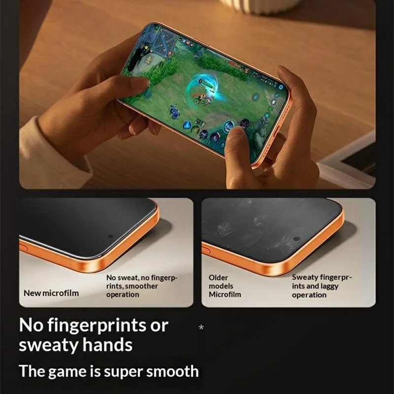 SMARTDEVIL Screen Protector For iPhone 12  /  12 Pro 0.33mm Medium Aluminium Matte Tempered Glass with Installation Tool (Not Complete Covering)