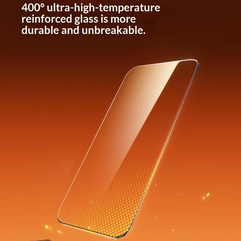 SMARTDEVIL For iPhone 14 Pro Full Screen Protector 0.33mm Silk Printing High Aluminium-Silicon HD Tempered Glass with Installation Tool - Transparent