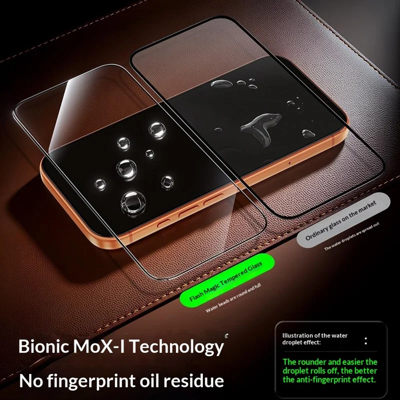 SMARTDEVIL 2Pcs Full Screen Protector For iPhone 16e  /  13  /  13 Pro  /  14 0.33mm Silk Printing High Aluminium-Silicon HD Tempered Glass with Installation Tool - Transparent