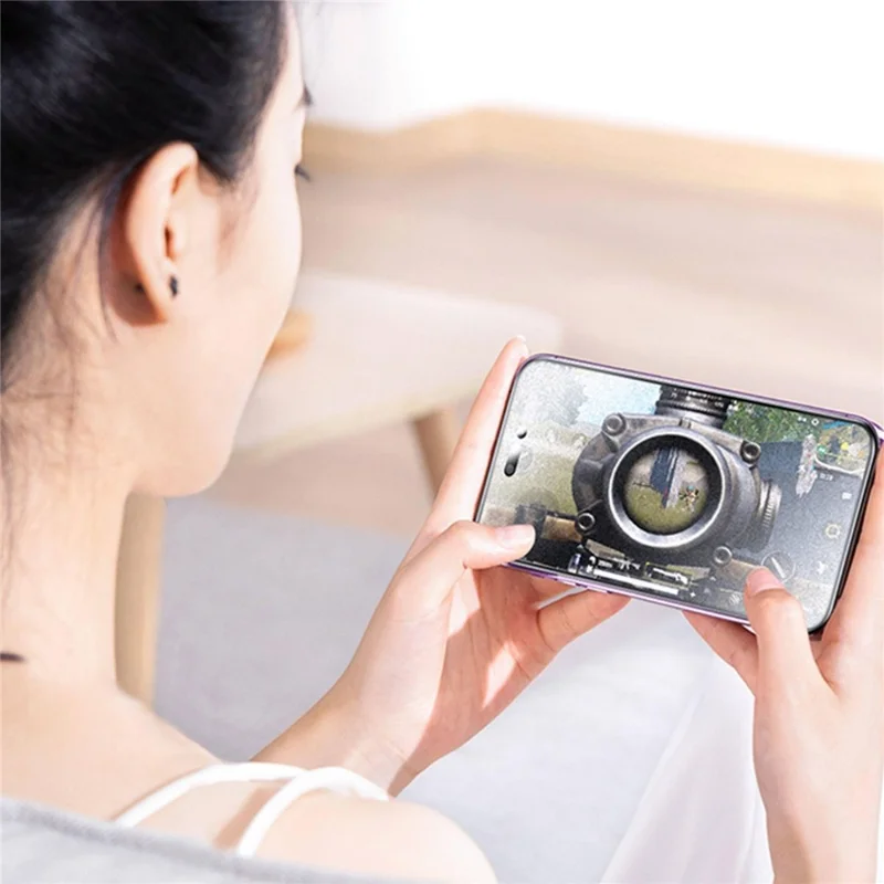 SMARTDEVIL For iPhone 16 / 15 0.33mm Full Screen Protector Silk Printing Matte Medium Alumina Glass Film with Dust-proof Net / Intallation Frame - Black