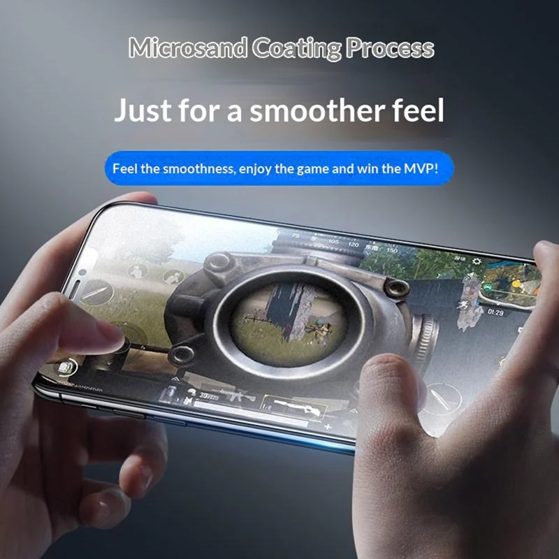 SMARTDEVIL Für iPhone 16 Plus / 15 Plus 0,33 mm Vollbildschutz Silk Printing Matt Medium Alumina Glasfolie mit Staubschutznetz / Installationsrahmen – Schwarz