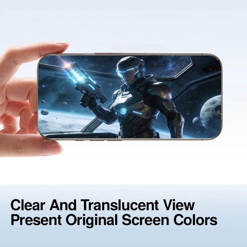 SMARTDEVIL Für iPhone 16 Plus / 15 Plus Anti-Spionage-Vollbildschutz 0,33 mm Hartglas aus Aluminium-Silizium mit Seidendruck-Folie und Installationswerkzeug – Schwarz