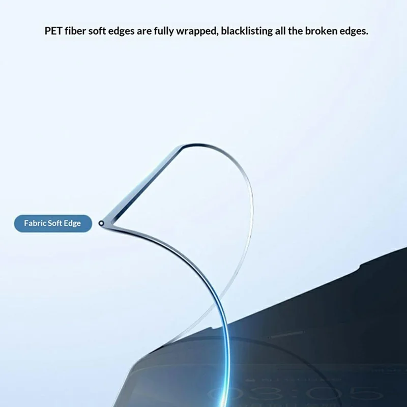 SMARTDEVIL Protector de Pantalla Completa Anti-Espías Para iPhone 16e / 14 / 13 / 13 Pro 0,33 mm Vidrio Templado de Aluminio Medio con Impresión de Seda y Herramienta de Instalación - Negro