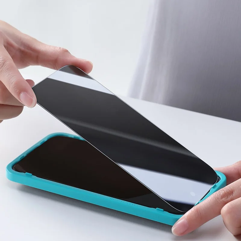 SMARTDEVIL Screen Protector For iPhone 12  /  12 Pro Anti Spy 0.33mm High Aluminium-Silicon Tempered Glass Film (Not Complete Covering) with Installation Tool