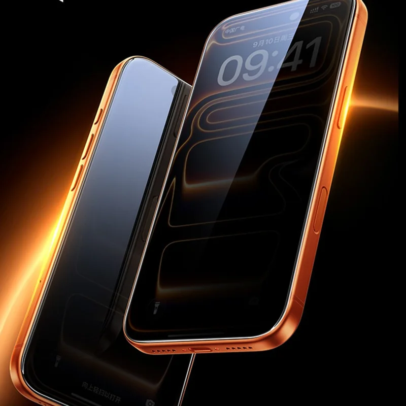 SMARTDEVIL For iPhone 12 Pro Max Screen Protector Anti Spy 0.33mm High Aluminium-Silicon Tempered Glass Film (Not Complete Covering) with Installation Tool