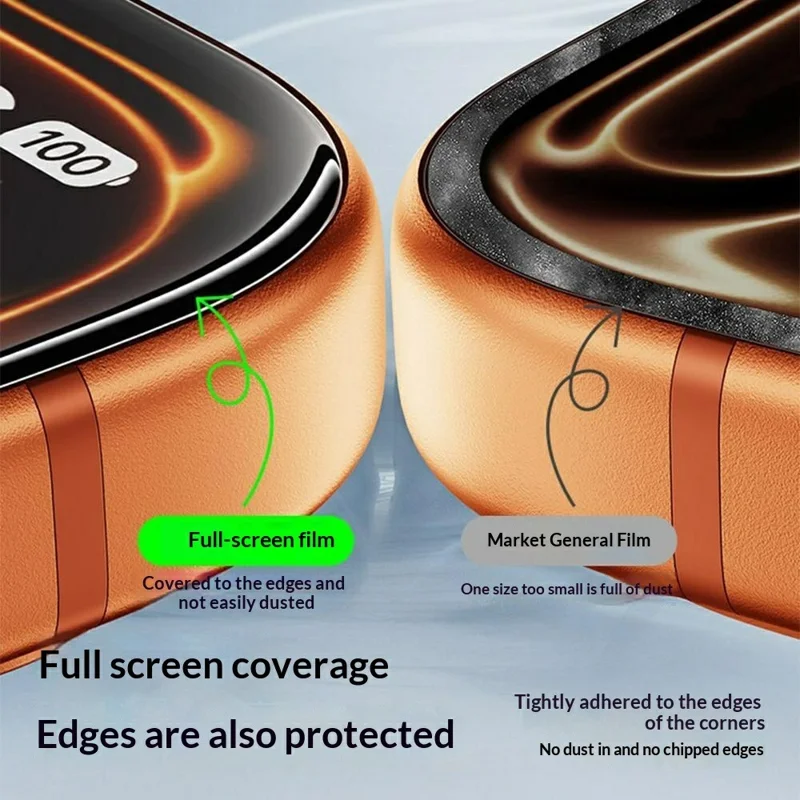 SMARTDEVIL Protector de Pantalla para iPhone 12 Pro Max 0,33 mm Impresión de Seda Cobertura Completa HD Película de Vidrio de Alta Alúmina con Herramienta de Instalación Sin Polvo - Transparente