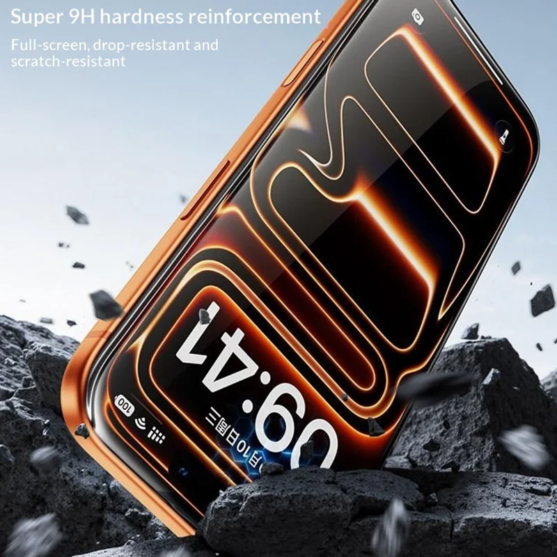 SMARTDEVIL 3 Unidades para iPhone Air Película de Proteção de Ecrã 0,33 mm Impressão em Seda Cobertura Total HD Filme em Vidro Alumino-silicato com Ferramenta de Instalação Sem Poeira - Transparente