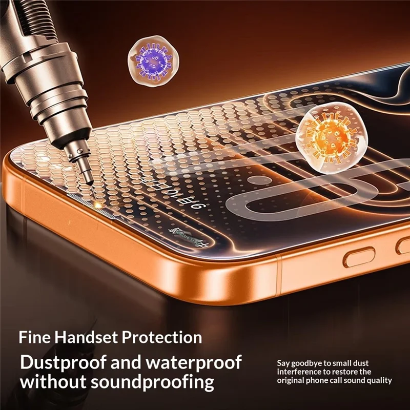 SMARTDEVIL Protecteur d'écran pour iPhone 17 Pro Verre trempé 0,33 mm Protection intégrale HD Film en verre aluminosilicate avec outil d'installation sans poussière - Transparent