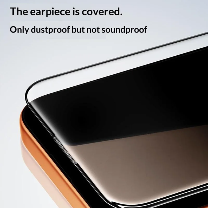 SMARTDEVIL 2 unidades para protector de pantalla completa iPhone 17 Pro Max 0,33 mm impresión en seda protector antirreflejos AR de alta definición película de vidrio de aluminio-silicio con herramienta de instalación sin polvo - transparente