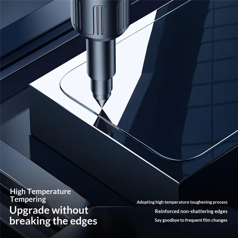 SMARTDEVIL Защита экрана для iPhone 17 Pro Max, полное покрытие, 0,33 мм, защита от синего света, пленка из высокопрочного алюмосиликатного стекла с инструментом для установки без пыли