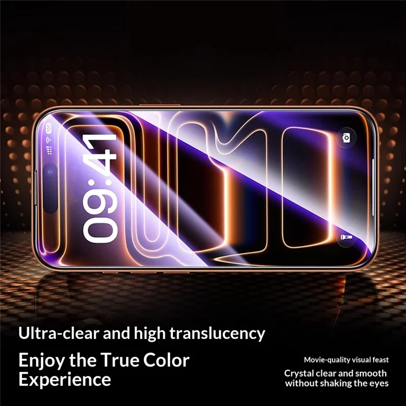 SMARTDEVIL Защитная пленка для iPhone 17 Pro на весь экран 0,33 мм, антибликовое покрытие, стекло повышенной прочности, с инструментом для установки без пузырьков