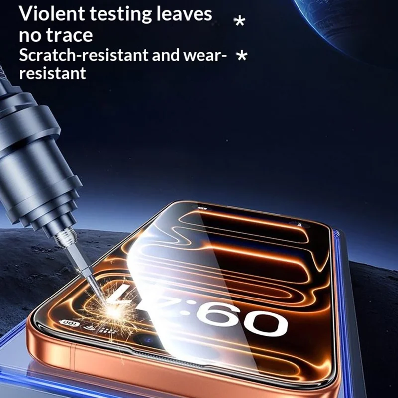 SMARTDEVIL For iPhone 17 Pro Full Screen Protector Anti-green-ray 0.33mm High Aluminium-Silicon Tempered Glass with Dust-Free Installation Tool