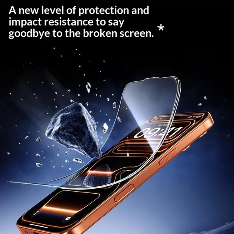 SMARTDEVIL для iPhone 14 Pro защита экрана полного покрытия 0,33 мм защитная пленка из высокопрочного алюмосиликатного стекла с инструментом для установки без пыли