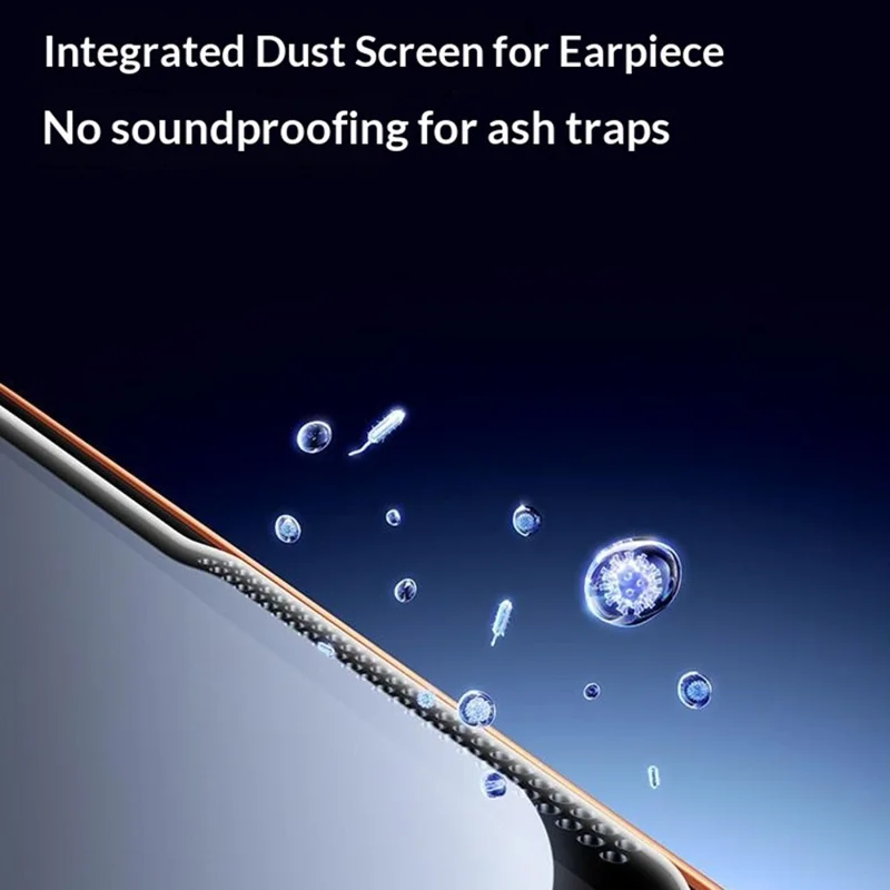 SMARTDEVIL For iPhone 17 Pro Max Full Screen Protector 0.33mm Eye Protection High Aluminium-silicon Glass Film with Dust-Free Installation Tool - Transparent