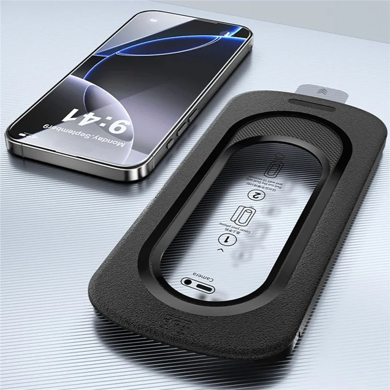 Для iPhone 17 Pro Max защитная пленка на весь экран, антиотпечатки, пленка из высококачественного алюмосиликатного стекла с инструментом для удаления пыли — прозрачная