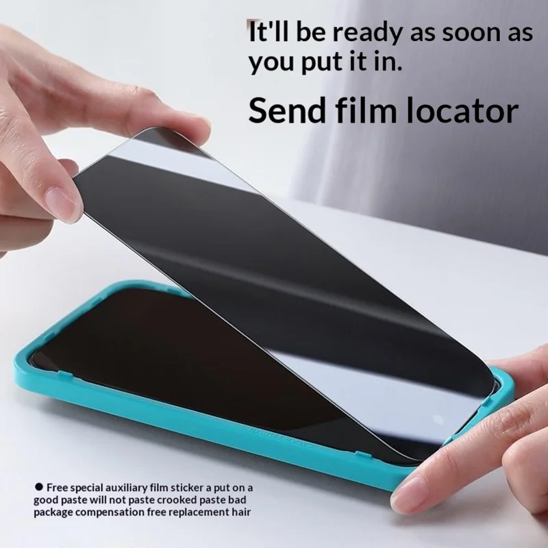 SMARTDEVIL 2 шт. для iPhone Air Защитная пленка от шпионажа 0,33 мм, закаленное стекло из высокопрочного алюминиево-кремниевого сплава (не полное покрытие) с инструментом для установки