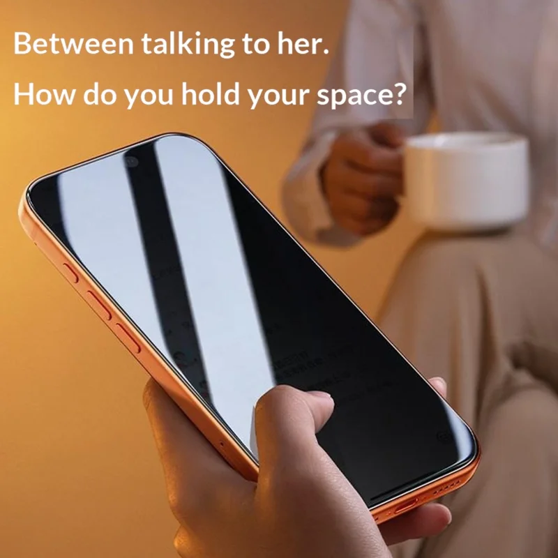 SMARTDEVIL 2 шт. защитная пленка для экрана iPhone 16 / 15 антишпионская 0,33 мм закаленное стекло из высокопрочного алюмокремниевого сплава (неполное покрытие) с инструментом для установки